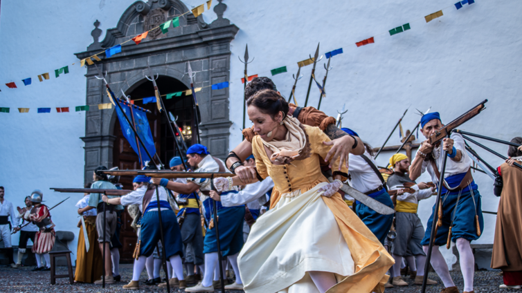 La Palma iza la bandera pirata para defender su tierra del corsario Pata de Palo