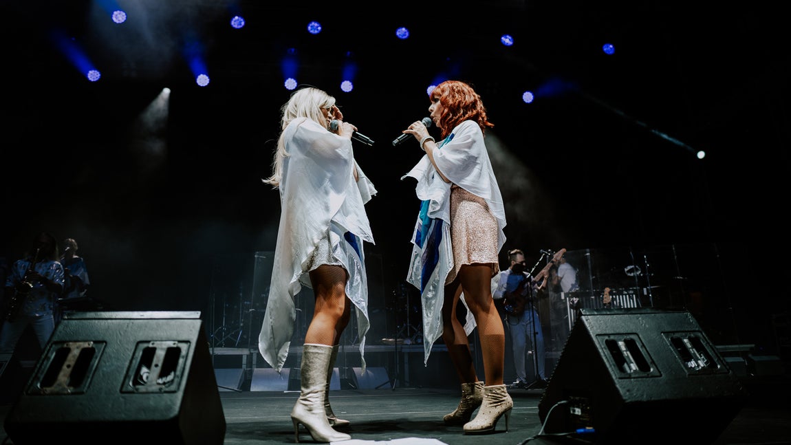 Espectáculo de 'Arrival From Sweden', Tributo a ABBA, en la X edición de Tío Pepe Festival