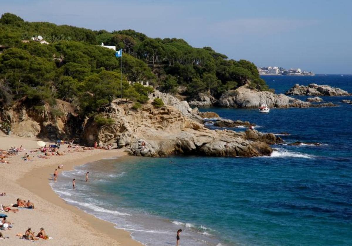 Imagen de archivo de la cala Rovira, en la playa de Aro