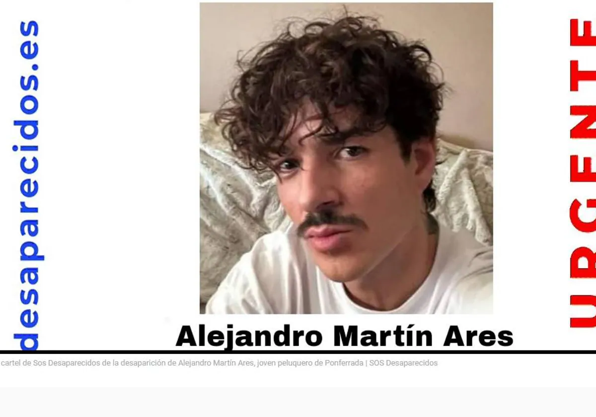 Localizan sin vida al joven peluquero de Ponferrada Alejandro Martín Ares, desaparecido el pasado 27 de julio