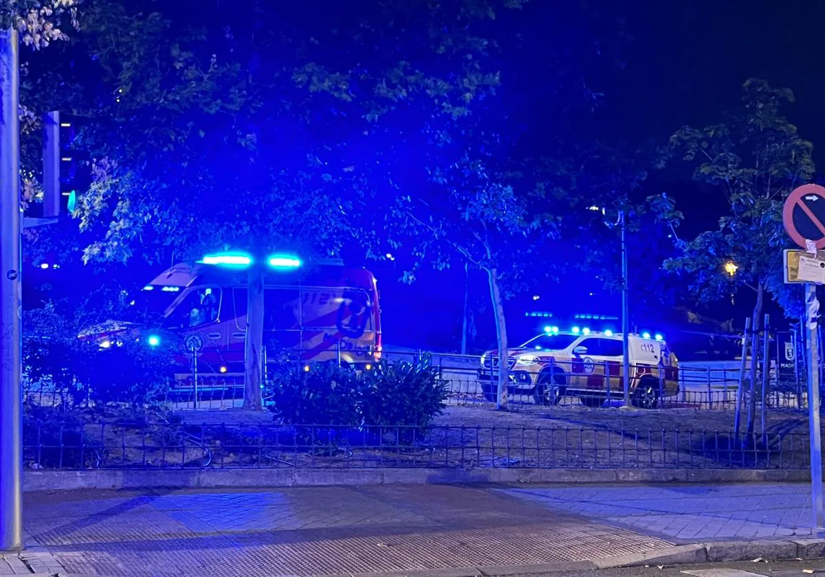 Lugar de la agresión en la calle Arroyo del Olivar, en Puente de Vallecas