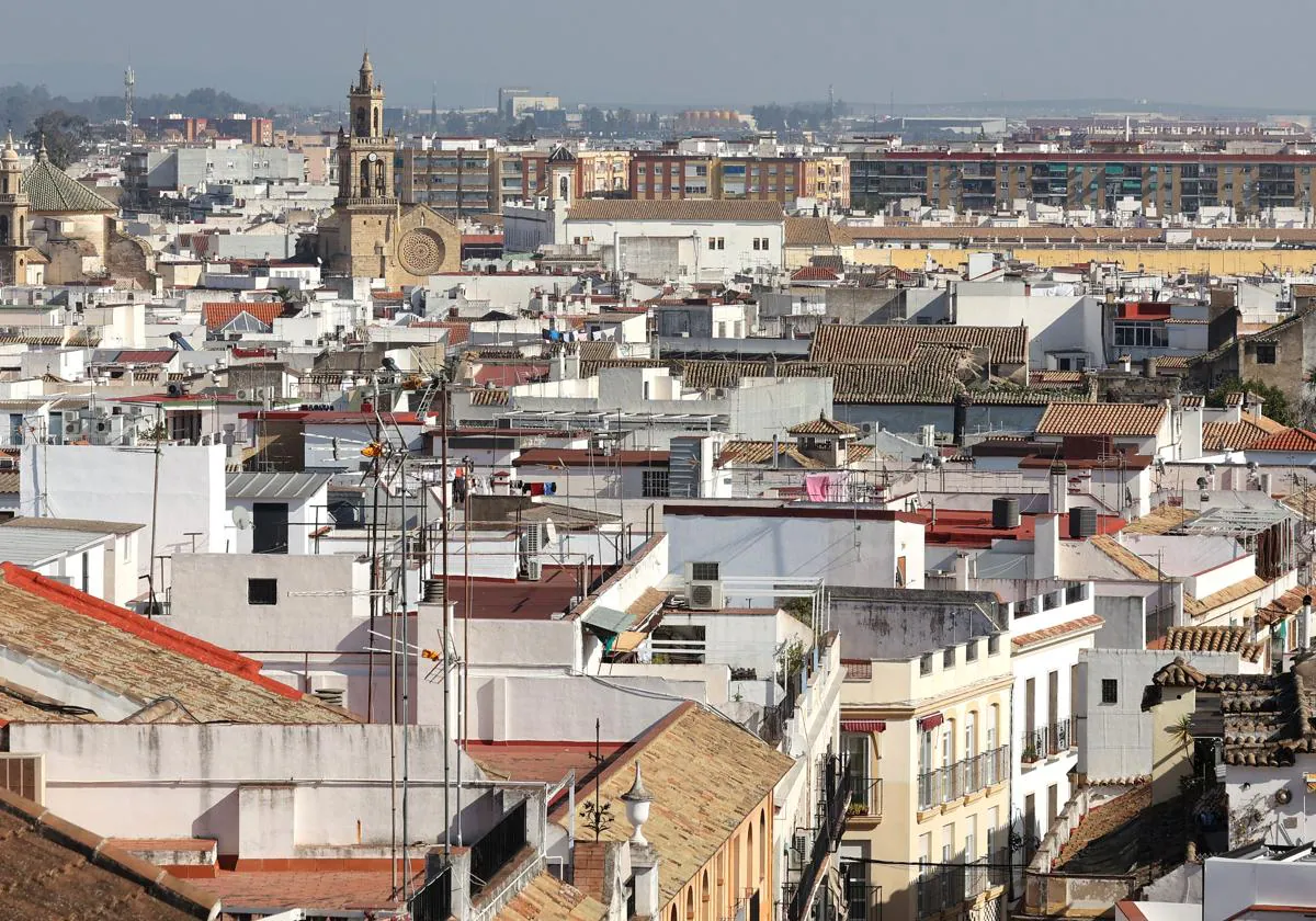 Panorámica de parte del Casco Histórico de Córdoba