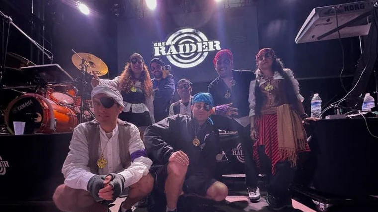 Imagen del grupo Raider, uno de los protagonistas de las fiestas de Robregordo