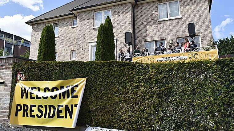 Puigdemont, en su refugio de Waterloo