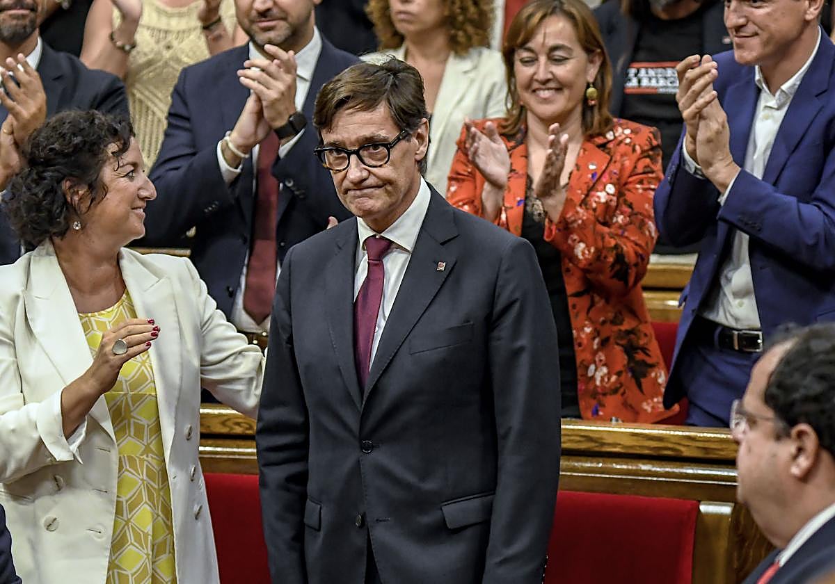 Salvador Illa, tras ser investido presidente