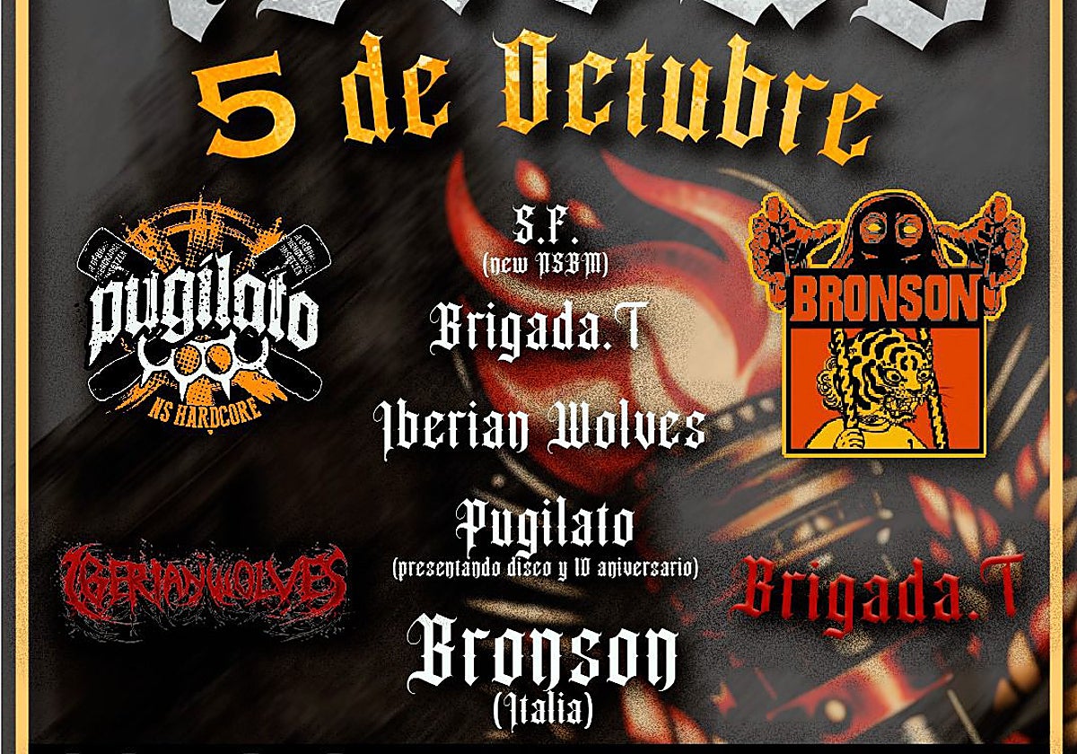 Cartel del concierto