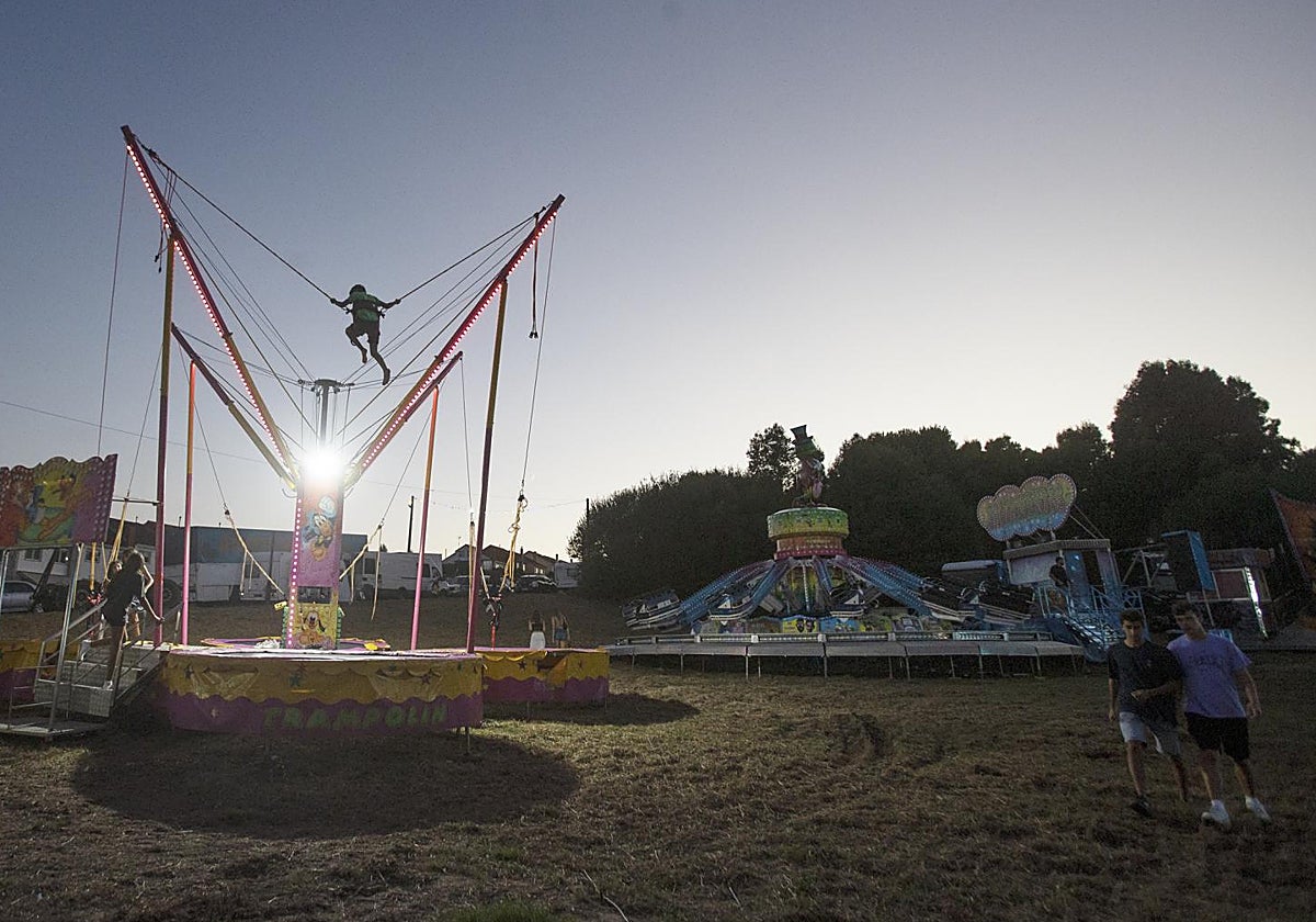 Atracciones de las fiestas de Bertamiráns, en Ames (La Coruña)