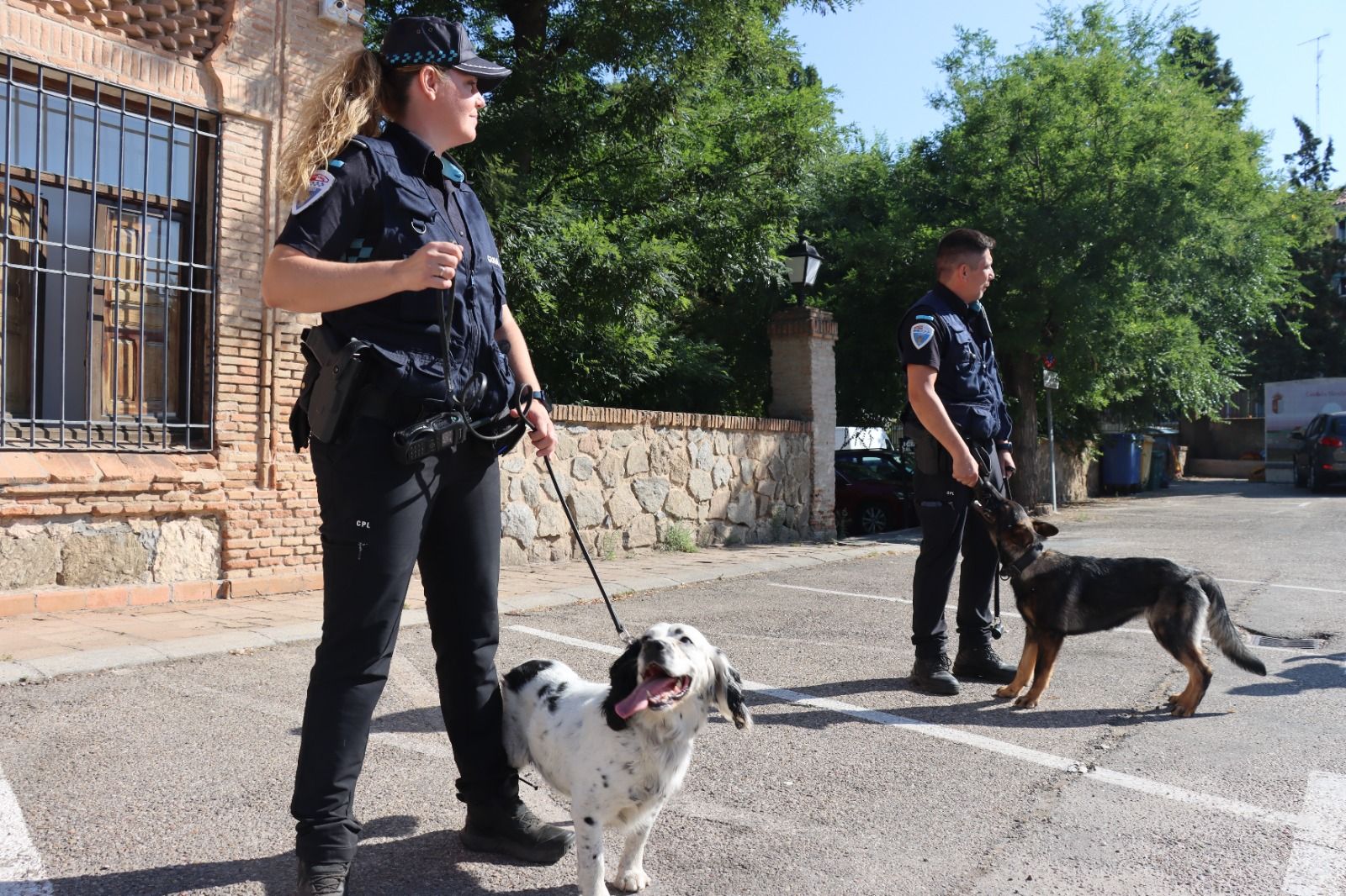 Una plantilla policial con muy buen olfato