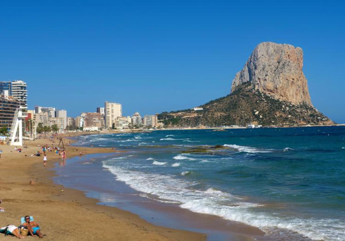 Imagen de archivo de la playa del Arenal-Bol de Calpe (Alicante)