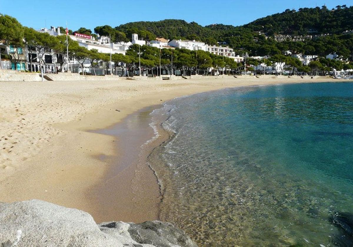 Playa de Llafranc en Gerona