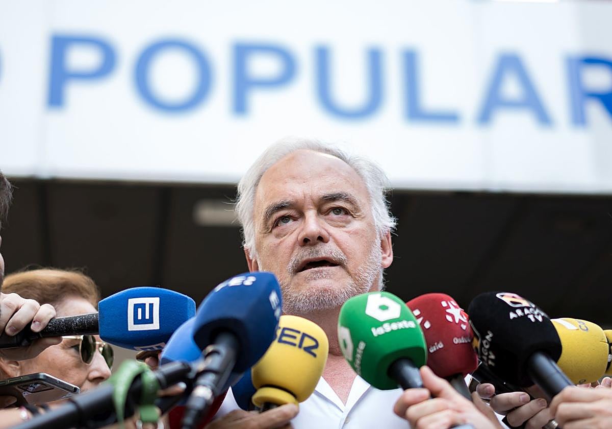 González Pons, en la sede del PP