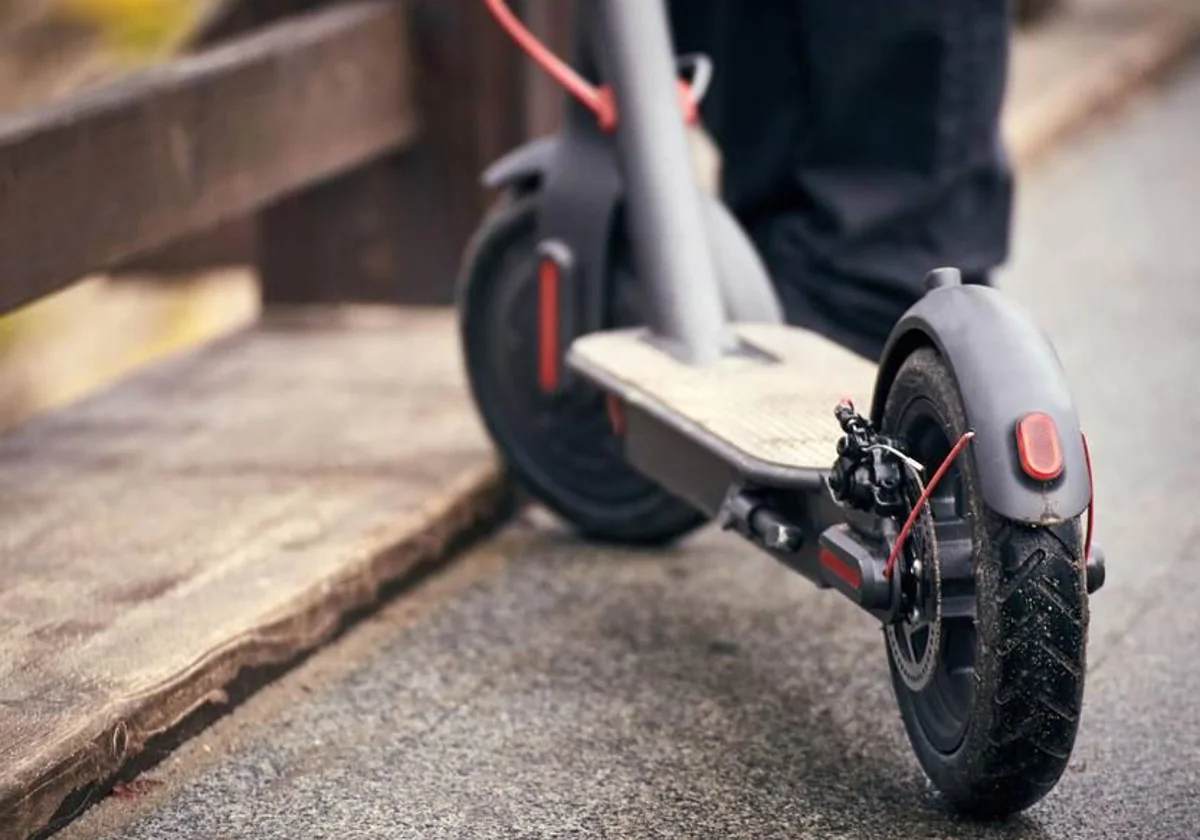 Un patinete eléctrico en una imagen de archivo