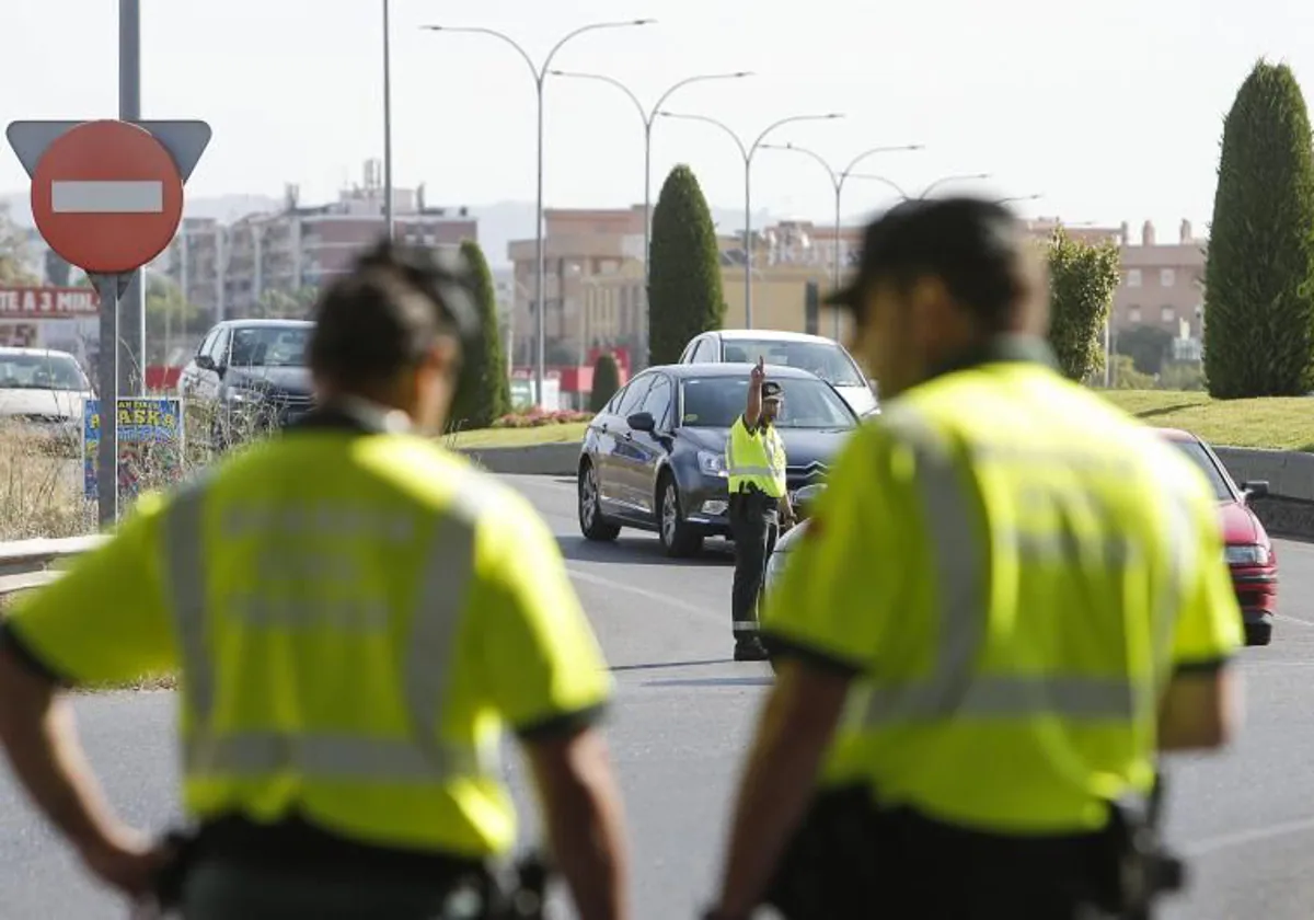 Control de alcoholemia de la Guardia Civil