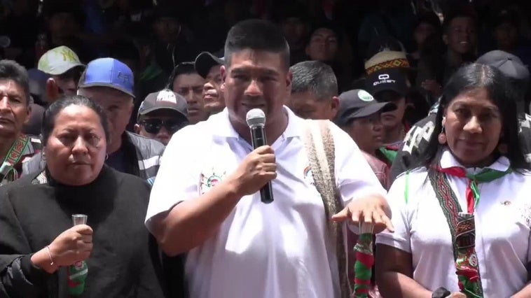 Miles de indígenas llegan a Bogotá para exigir medidas frente a la violencia en sus territorios