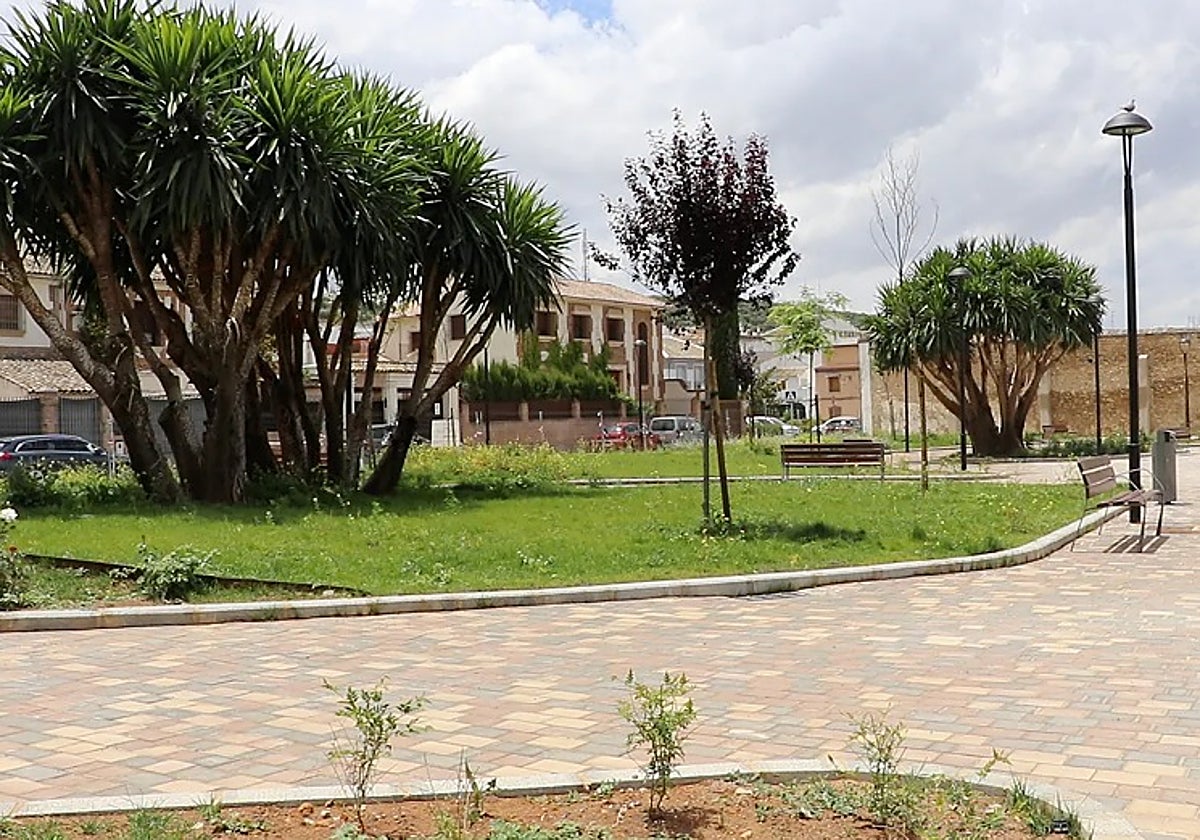 Zona en la que irá el aparcamiento