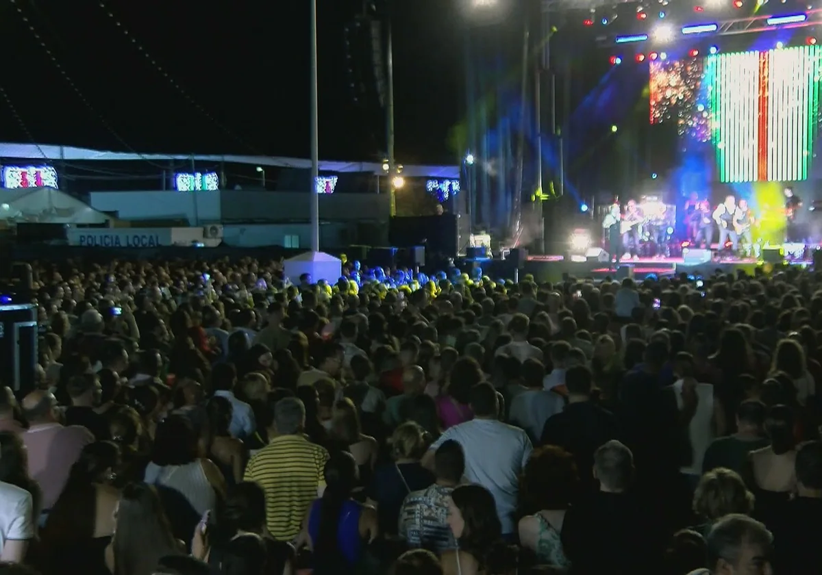 Uno de los conciertos de la Feria Real