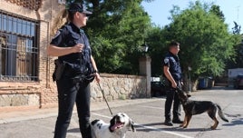 Una plantilla policial con muy buen olfato