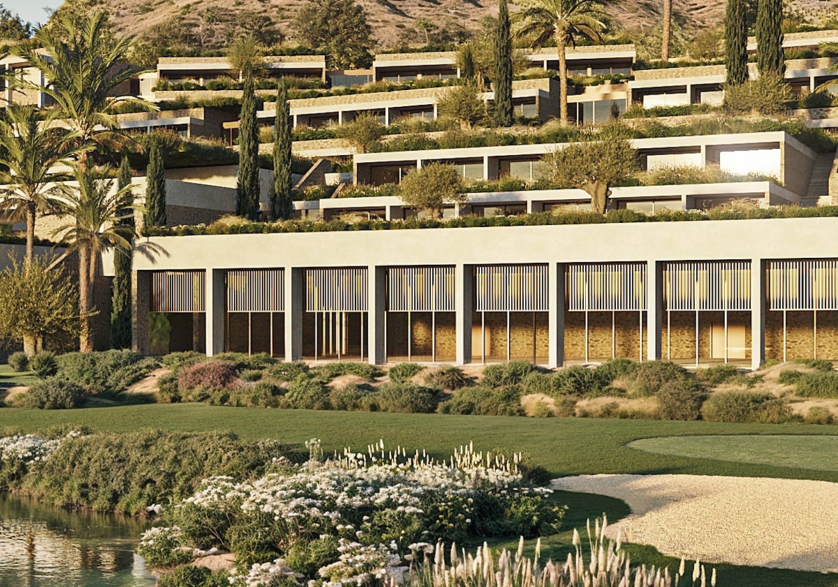 Imagen del proyecto del futuro hotel Hyatt Macenas en Mojácar