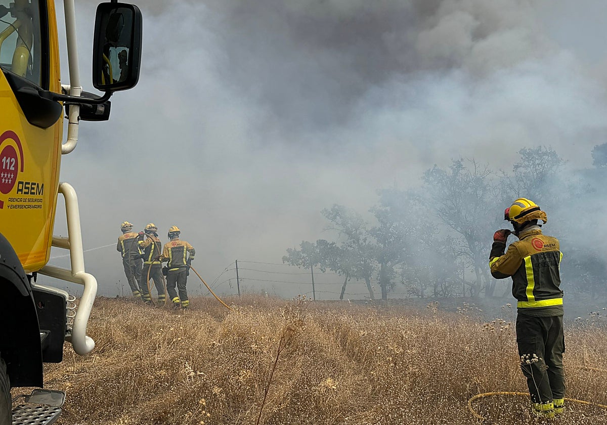 Una colilla arrojada desde un coche pudo causar el incendio que ha