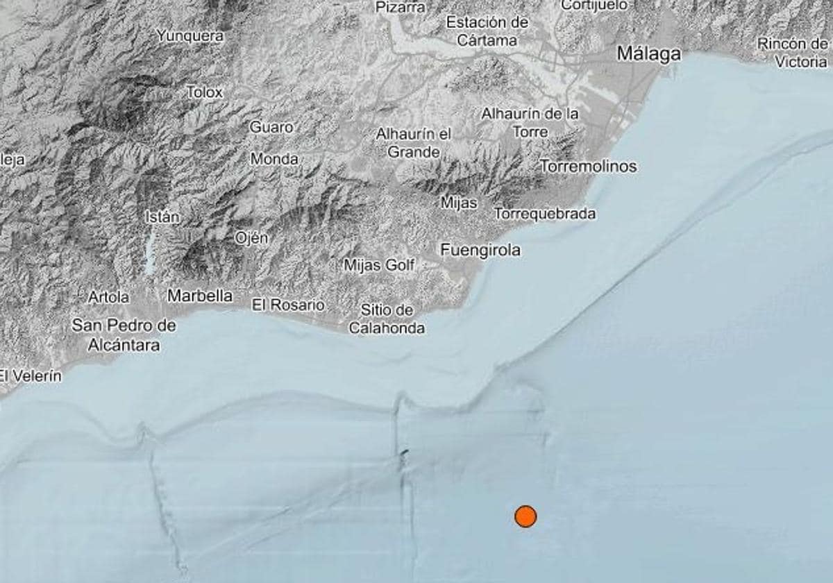 Epicentro del terremoto sentido este sábado en Córdoba