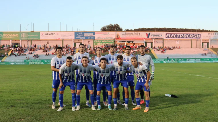 Once inicial del CF Talavera para enfrentarse al Cacereño