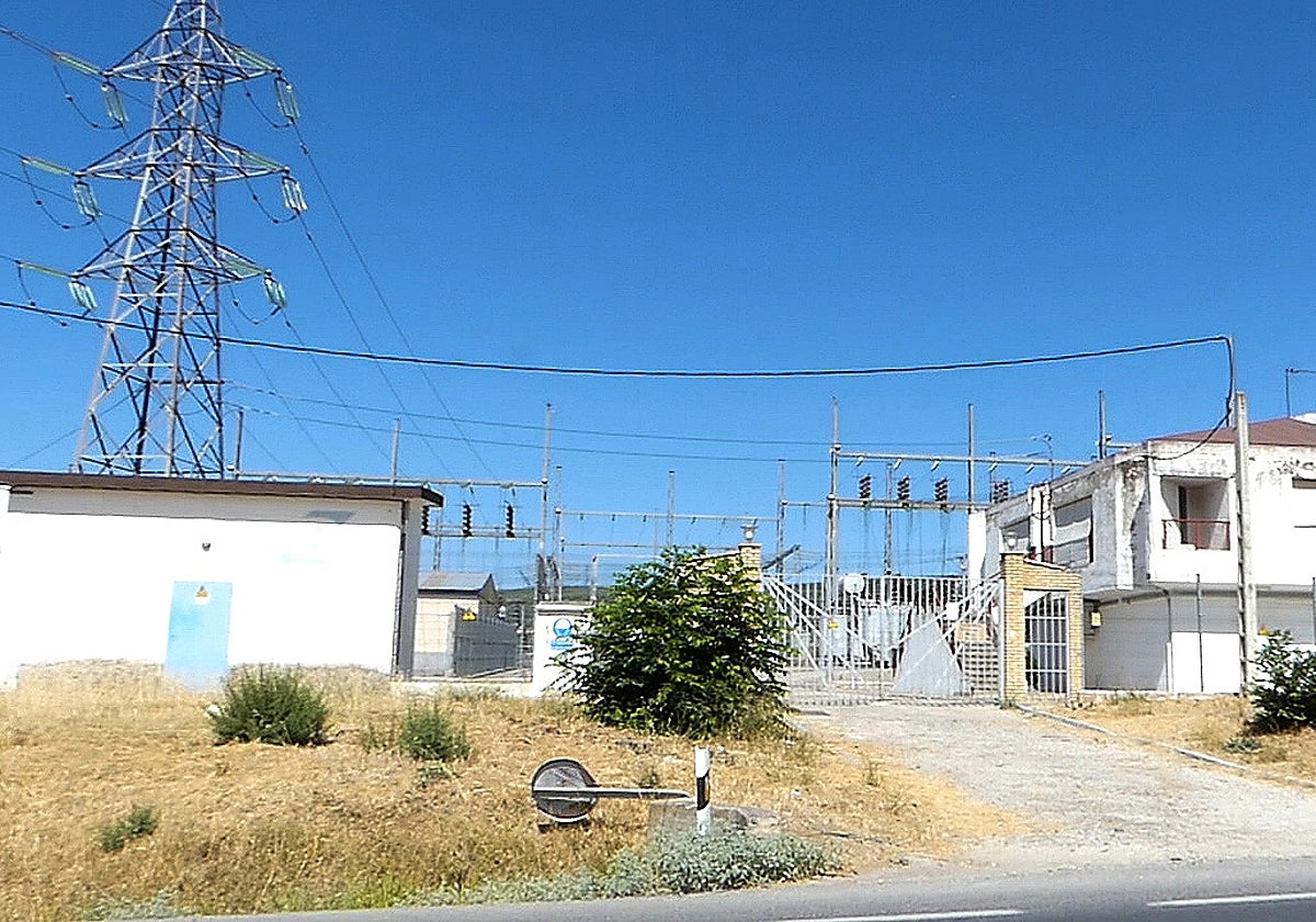 Imagen de la actual subestación eléctrica en Lucena