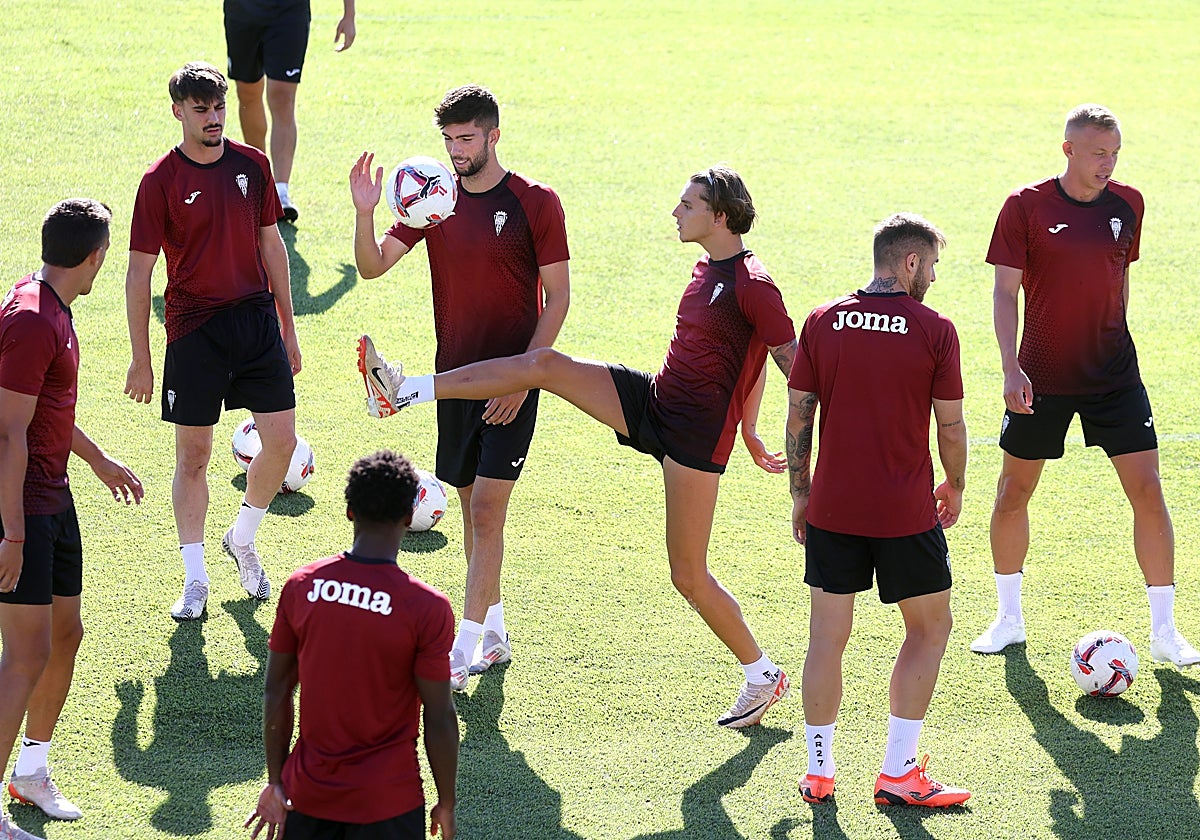 Entrenamiento del Córdoba CF en la Ciudad Deportiva