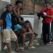 Jóvenes marroquíes en Ceuta: «El presidente dice que aquí hay trabajo»