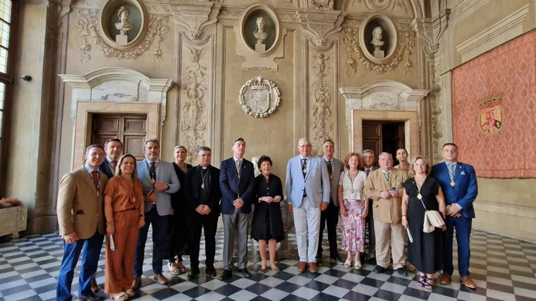 Recepción con la embajadora de España ante la Santa sede, Isabel Celáa