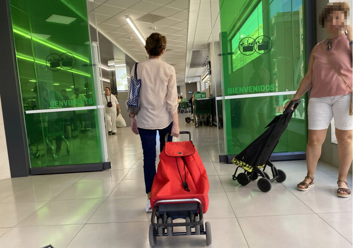 Imagen tomada en un supermercado de Mercadona en Alicante