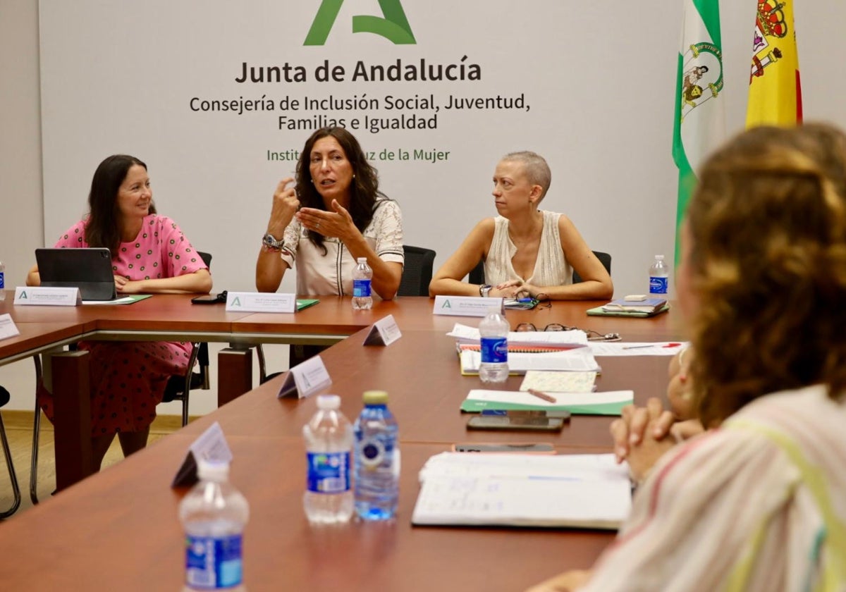 Reunión de Igualdad con la consejera López donde se ha dado a conocer el convenio