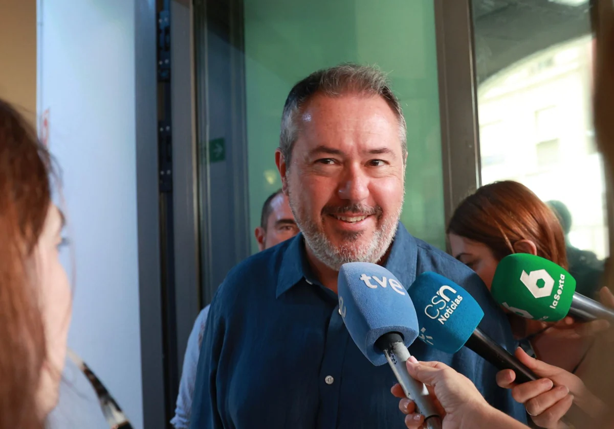 El secretario general del PSOE andaluz, Juan Espadas