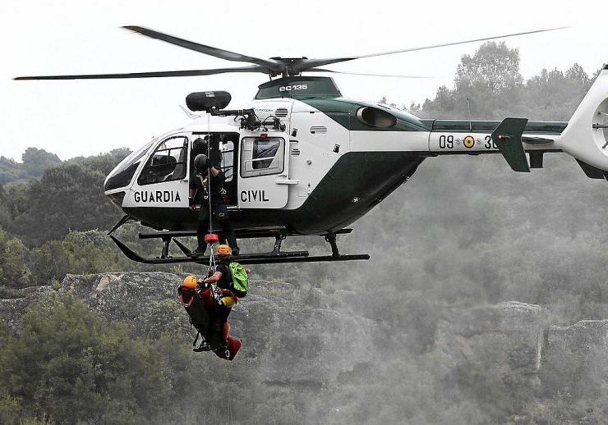 Un helicóptero del Greim, en imagen de archivo