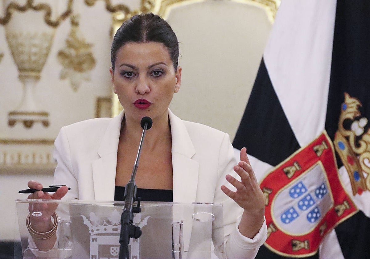 La ministra de Juventud e Infancia, Sira Rego, en su visita este miércoles a Ceuta