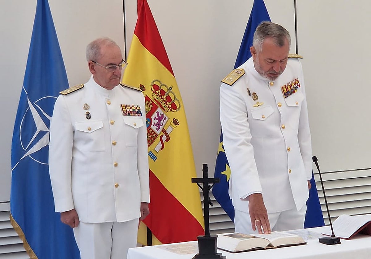 El Jemad en la toma de posesión del nuevo representante de España ante la OTAN y la UE, almirante José María Núñez Torrente