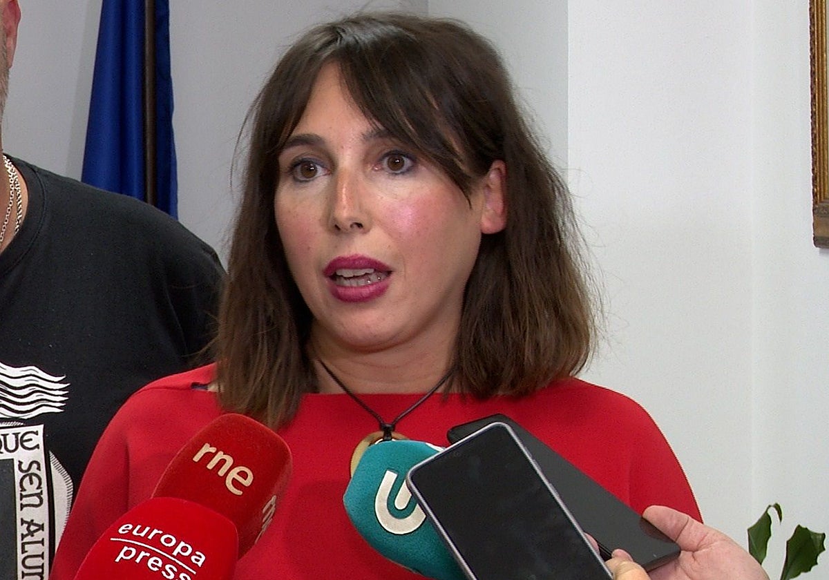 La conselleira de Economía e Industria, María Jesús Lorenzana,