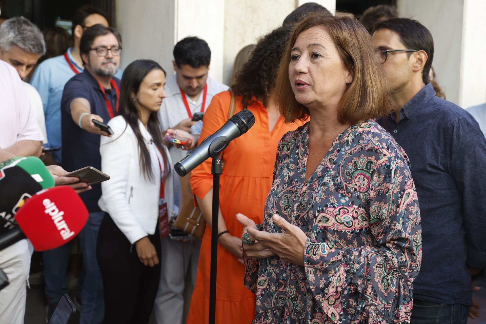 La presidenta del Congreso de los Diputados, Francina Armengol, este sábado en Madrid