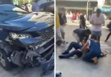 Cuatro heridos al ser atropellados por un coche policial que acudía a un aviso en el barrio de Salamanca