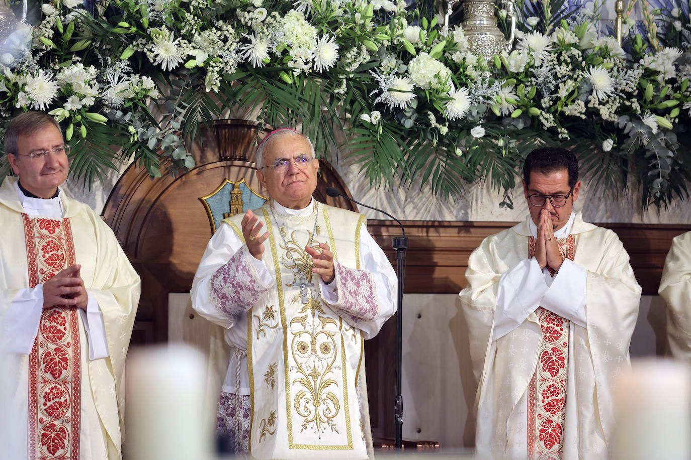 La solemne misa por el día de la Virgen de la Fuensanta, en imágenes