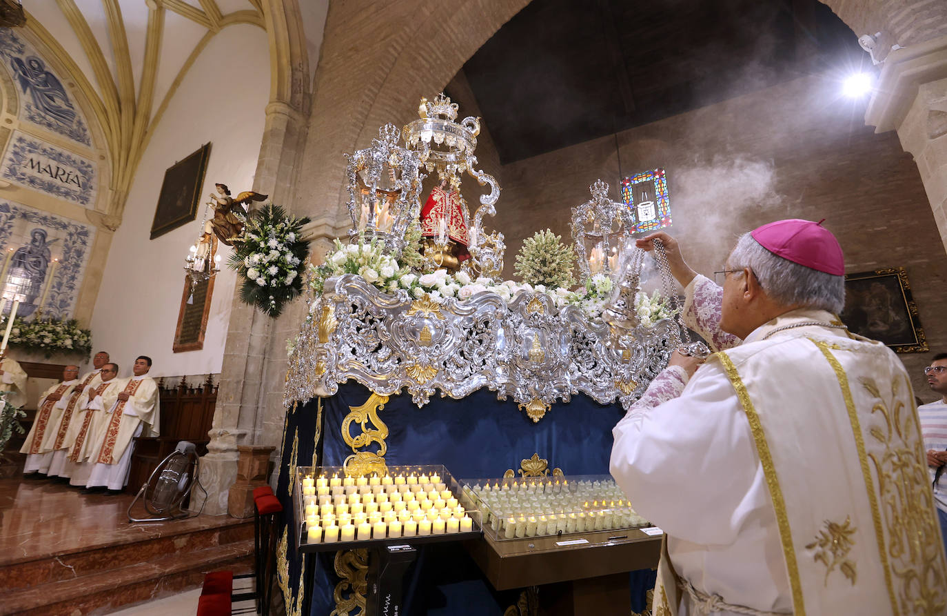 La solemne misa por el día de la Virgen de la Fuensanta, en imágenes
