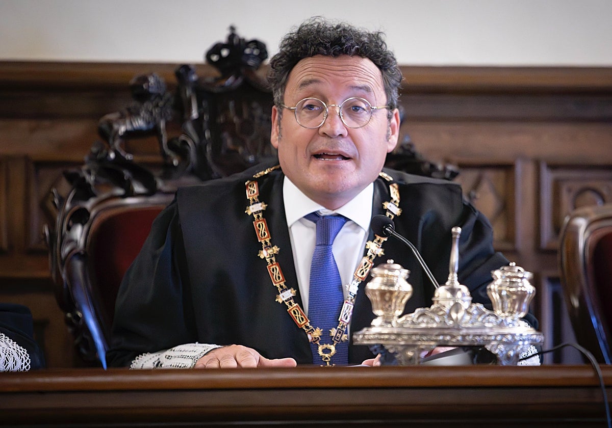 El Fiscal del Estado, Álvaro García Ortiz, hoy en Granada