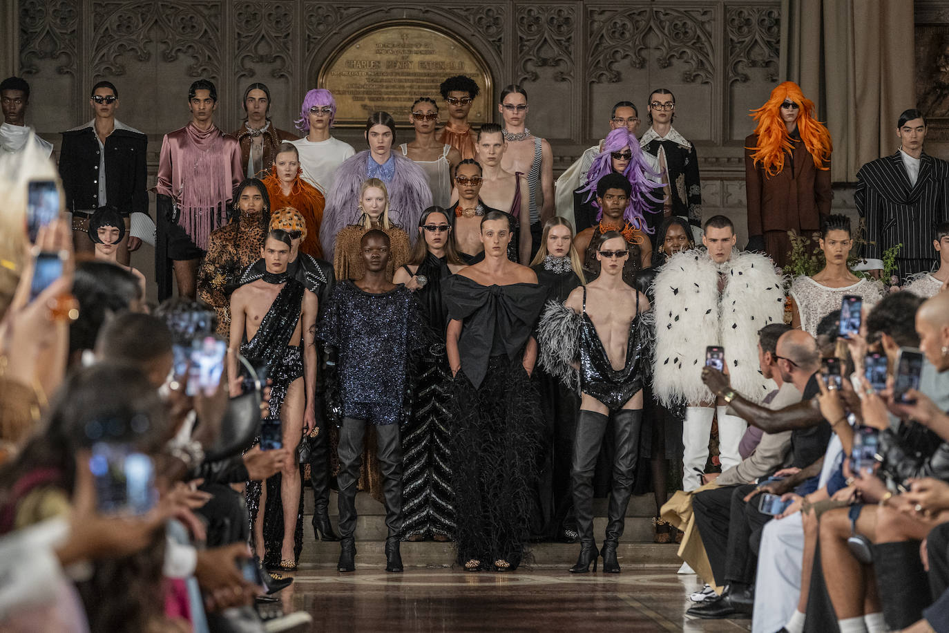 En imágenes, Palomo Spain sube al séptimo cielo en Nueva York con su nueva colección