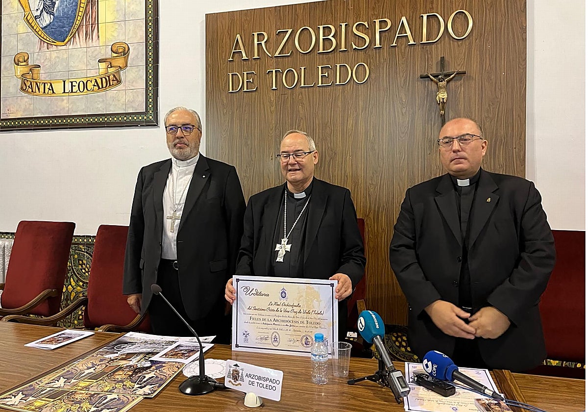Monseñor Cerro durante la presentación del Año Jubilar en el Arzobispado