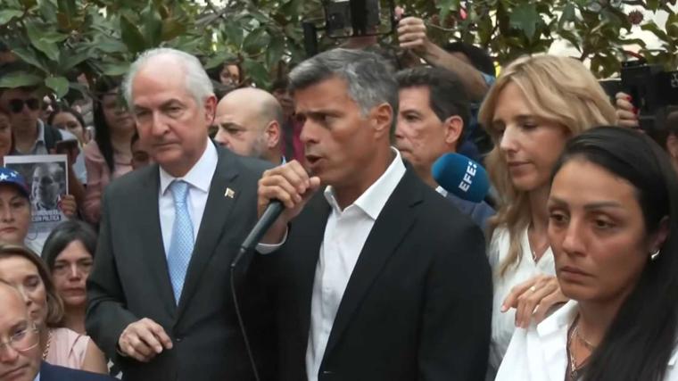 Ledezma, López y Álvarez de Toledo, en la manifestación