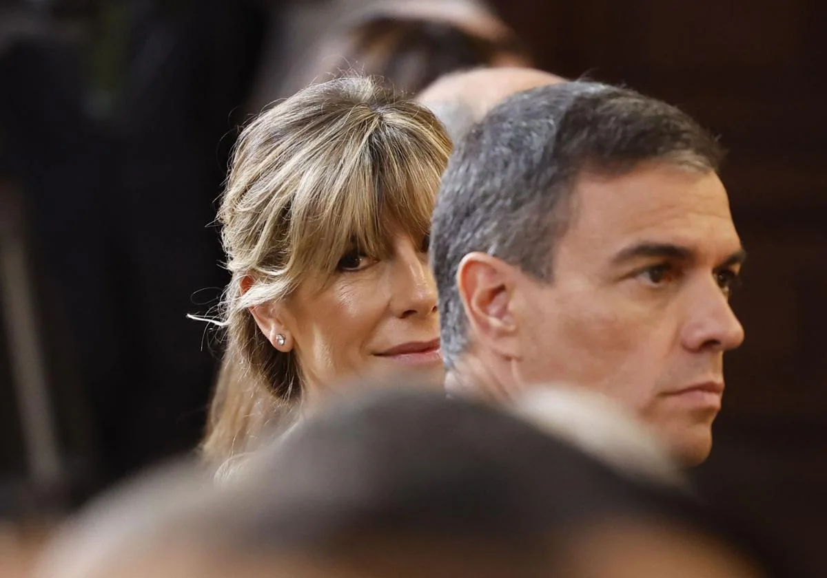 Begoña Gómez y Pedro Sánchez en una imagen de archivo