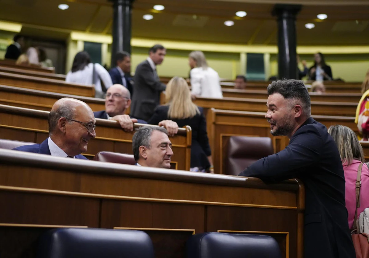 Gabriel Rufián en el Pleno del Congreso