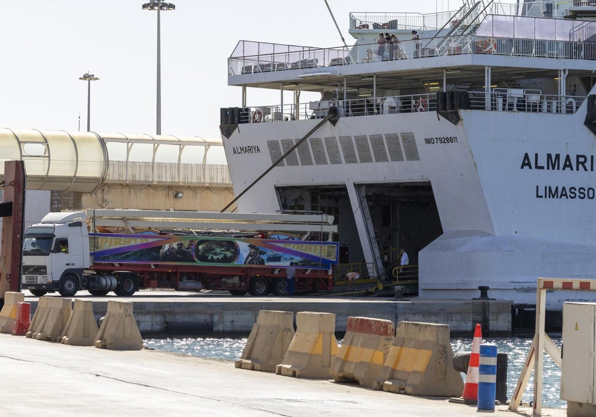 Desarrollo de la operación Feriante en el puerto de Melilla