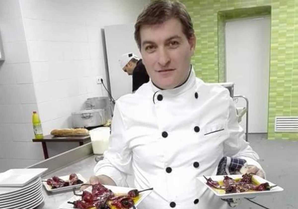 César Román, conocido como el rey del cachopo