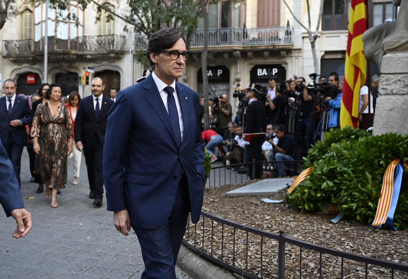Salvador Illa ante su primera Diada como presidente catalán