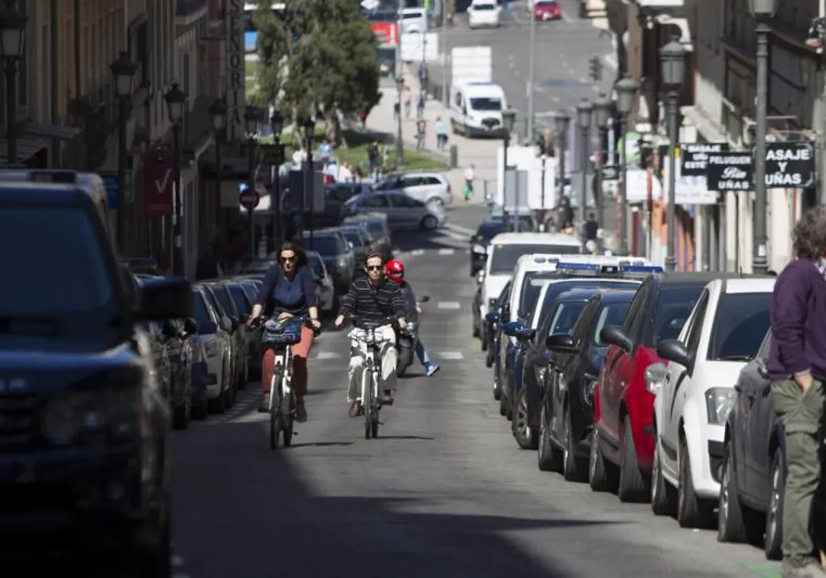 Perspectiva de la calle de Leganitos